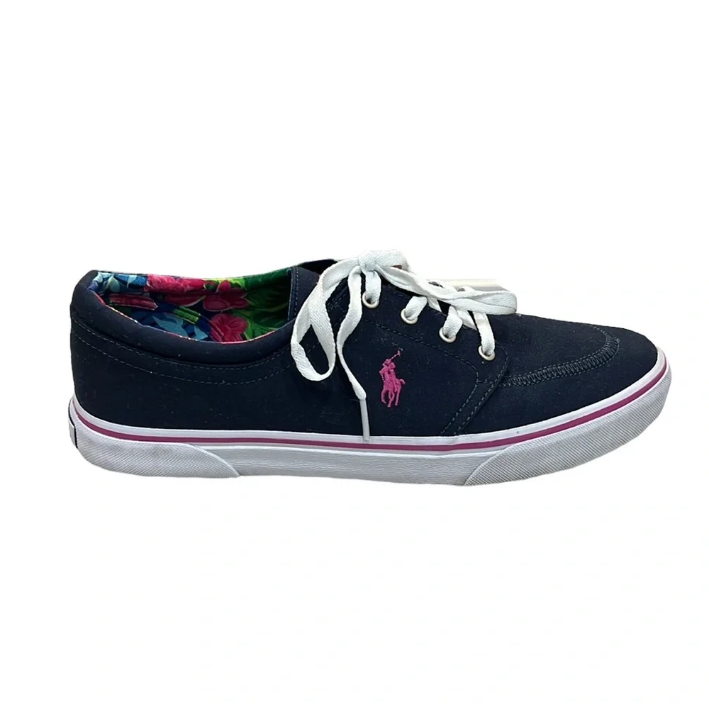 Polo Ralph Lauren Men's Faxon X Canvas Lace-Up Sneakers Size 12